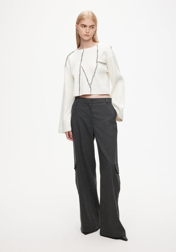 Rib Patchwork Top
