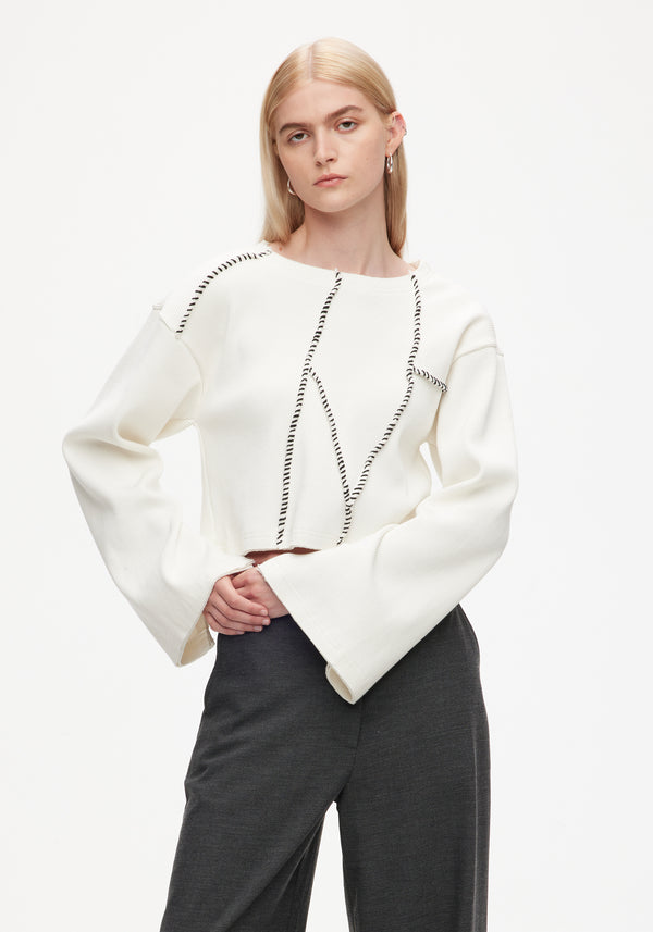 Rib Patchwork Top