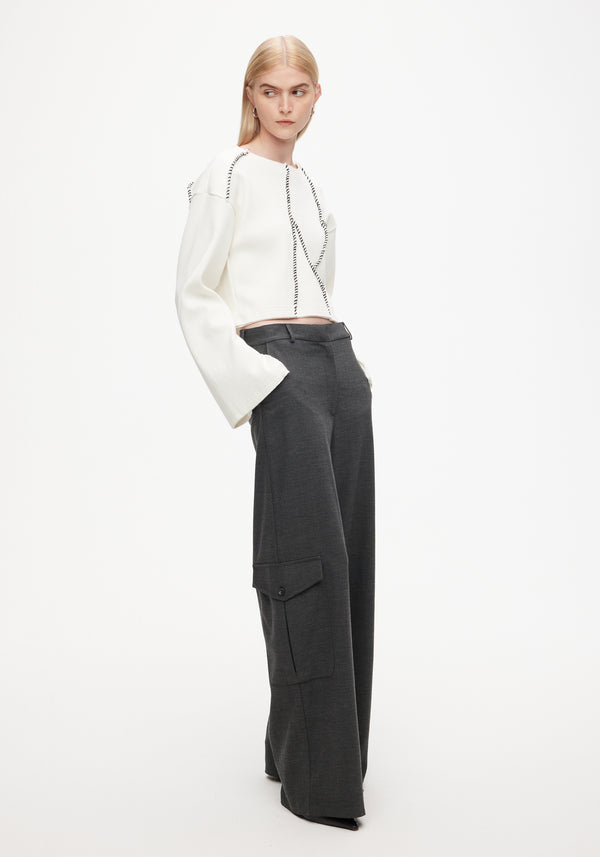 Rib Patchwork Top