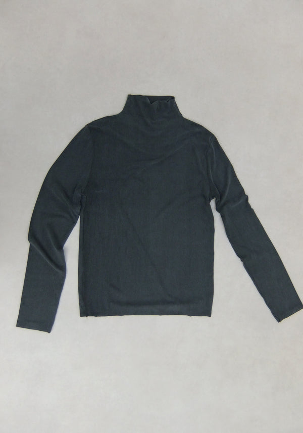 Rib Mock Neck Top