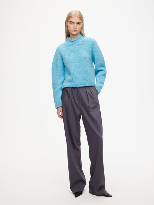 Knitted High Neck Jumper