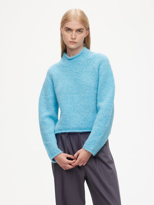 Knitted High Neck Jumper