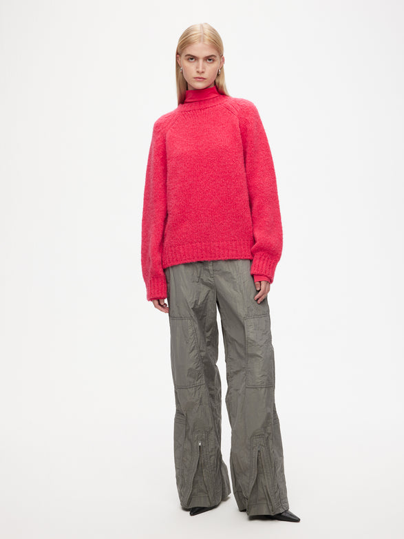 Knitted Crew Neck Jumper
