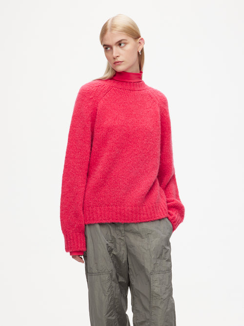 Knitted Crew Neck Jumper