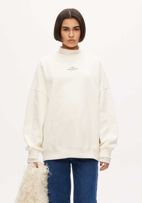 Oversized logo sweatshirt | off-white