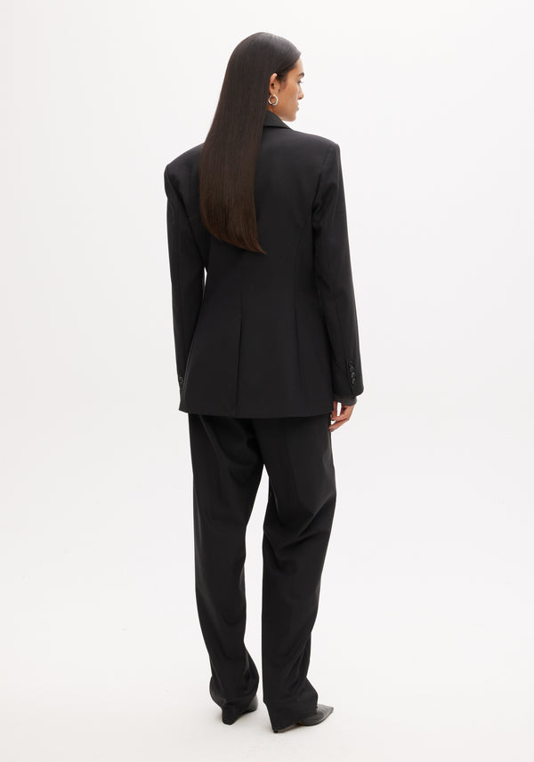 Off-Centre Closure Blazer