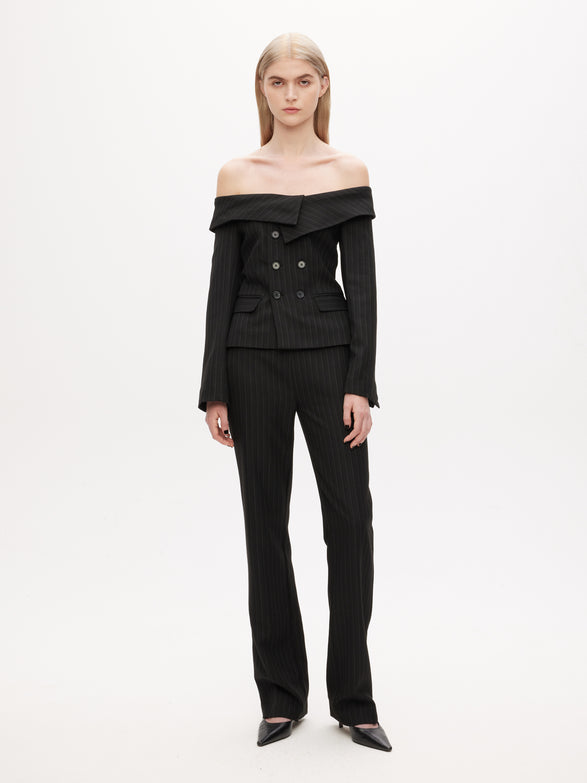 Off Shoulder Suiting Top