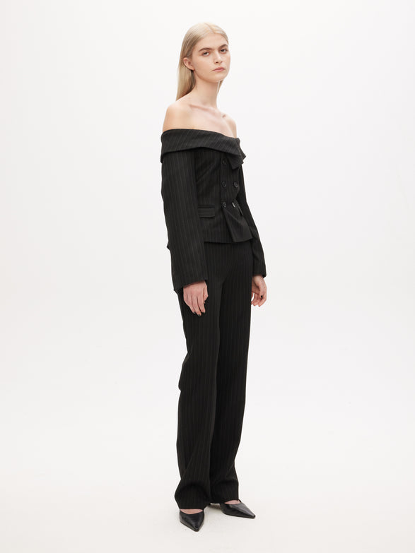 Off Shoulder Suiting Top