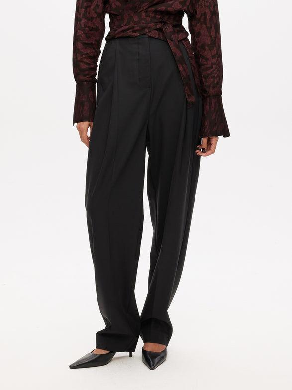 High Waist Tailored Trousers