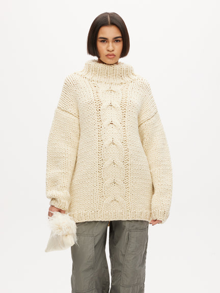 Hand Knitted Oversized Jumper