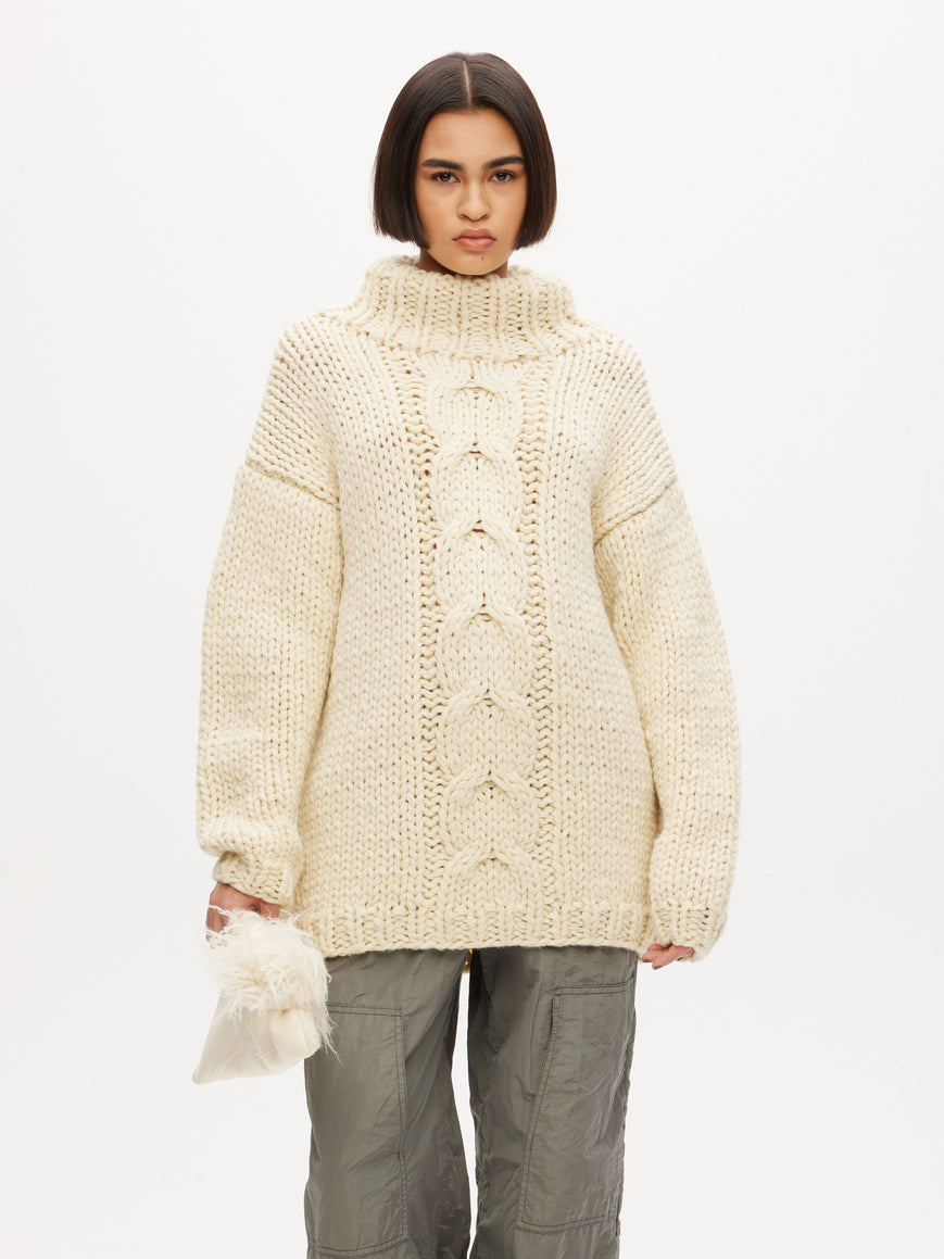 Hand Knitted Oversized Jumper