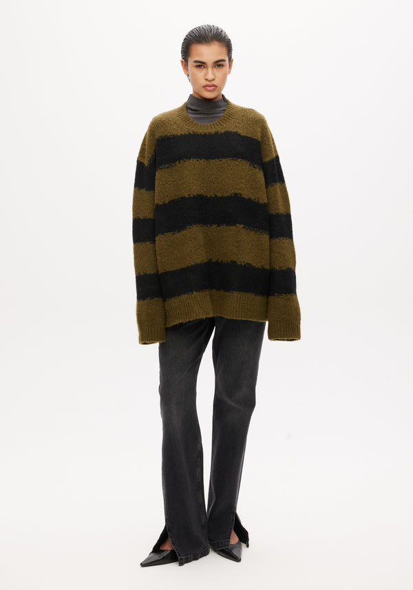 Knitted Striped Jumper