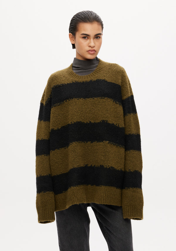 Knitted Striped Jumper