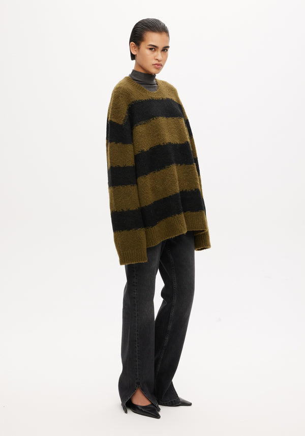 Knitted Striped Jumper