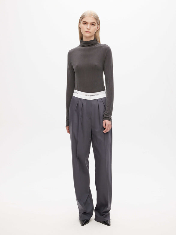 Branded Waistband Trousers