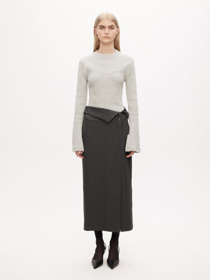 Long Suiting Skirt