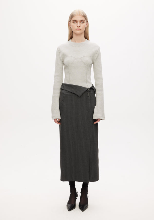 Long Suiting Skirt