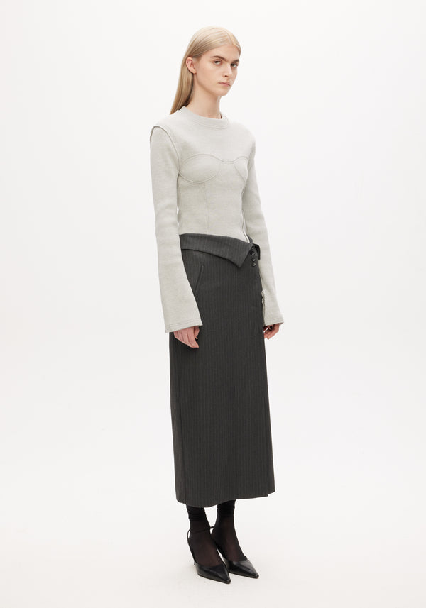Long Suiting Skirt