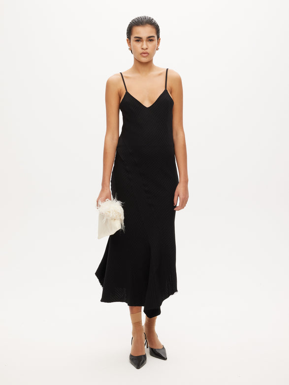 Asymmetric Drape Dress